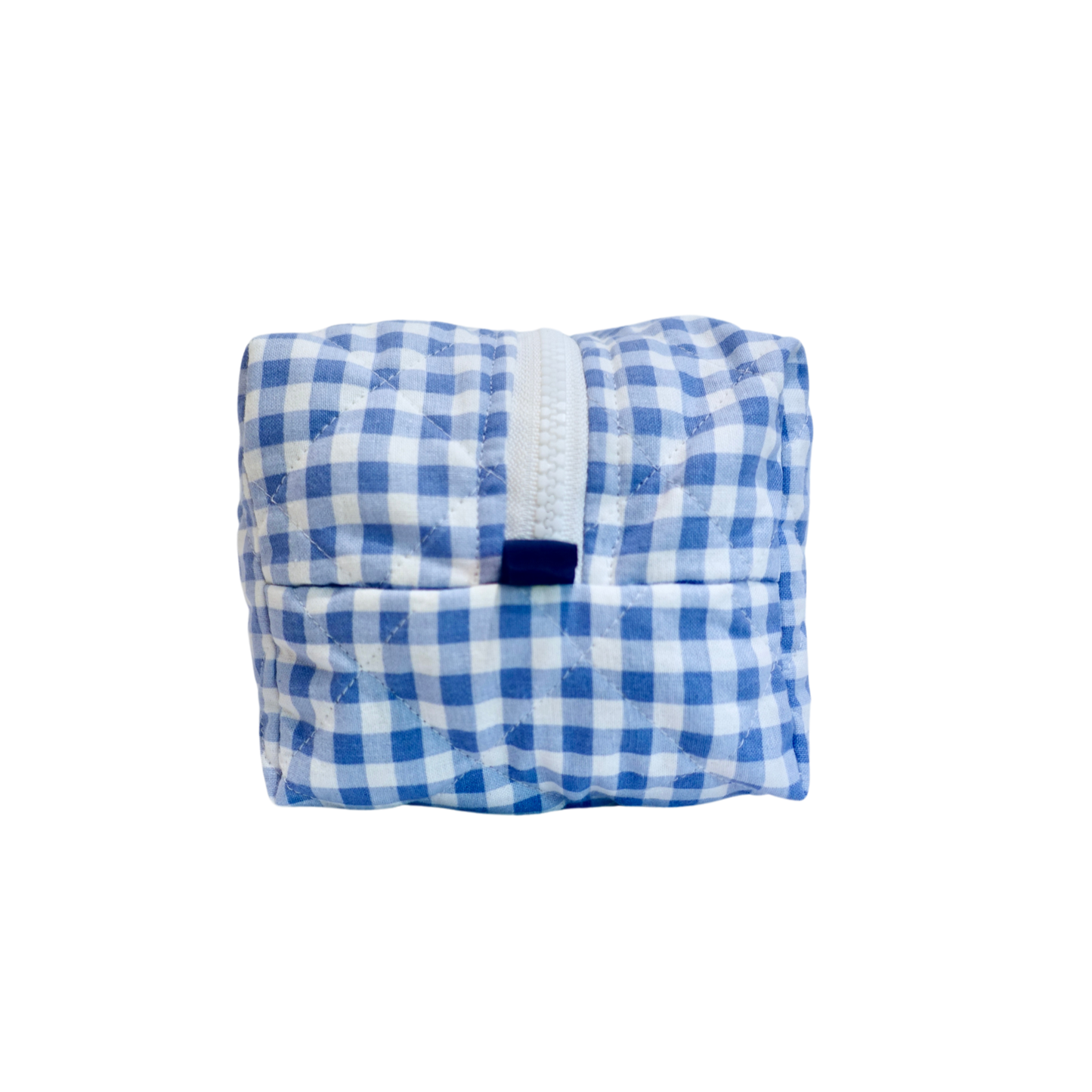 Blue Gingham Toiletry Bag